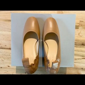Everlane The Day Heel- Pecan stacked size 6.5